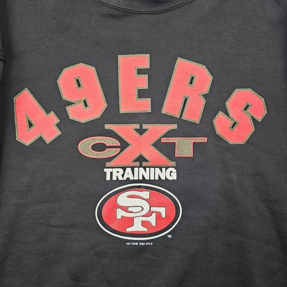 Vintage San Francisco 49ers Sweatshirt Mens Large NFL Football Cross Training 90 - Picture 2 of 10